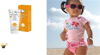Hello Kitty bērnu saules aizsargkrēms SPF50 100ml ar 50% atlaidi!