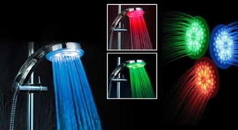 Izkrāsojiet vannas istabu ar LED gaismas dušas palīdzību! Atlaide - 36%!