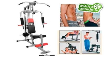 Fantastiska iespēja padarīt Jūsu ķermeni neatvairāmu!  Daudzfunkcionāls trenažieris CS SP1 Home Training Studio ar 40% atlaidi