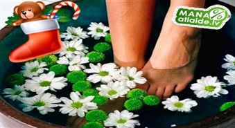 Ļaujiet savām kājām atslābināties! SPA pedikīrs ar skrubi, masku un lakas pārklājumu - atlaide 50%