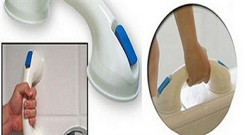 4.05Ls par ērto un drošo vakuuma dušas vai vannas rokturi "Safety Grip Handle"! Mazgājies droši!