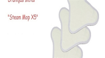 4Ls par trijām papildus lupatiņām "Steam Mop X5" slotu modelim!