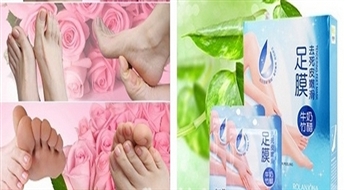 2.25Ls/3.20€ par pēdu pīlinga masku! Tavas pēdas būs mīkstas un maigas kā mazulim!