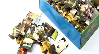 5.05Ls par krāsainu puzzli ar Auniņa Šona attēlu!