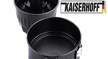 No 6Ls/8.54€ par 2 daļīgu vai 3 daļīgu cepšanas formu komplektu no "Kaiserhoff"! Gardiem ēdieniem!