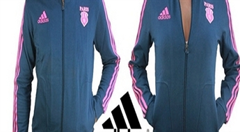 16Ls par firmas "Adidas" jaku viņam un viņai! Saskanīgai pastaigai!