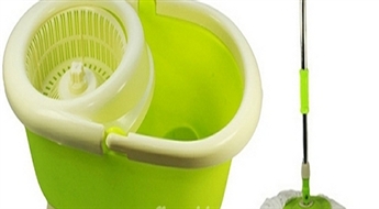 10.99/15.64€ par grīdas tīrīšanas komplektu - slotu, spaini ar izgriešanas funkciju un divām tīrāmajām lupatiņām! Kārtīgai mājai!