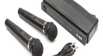 20Ls/28.46€ par mikrofonu komplektu “Herostar C-05”! Jautriem karaokes vakariem draugu lokā!