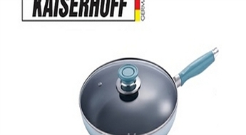 6.90Ls/9.82€ par kvalitatīvu virtuves pannu "Kaiserhoff" zilā krāsā!