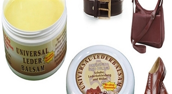 Tikai 3.10Ls/4.41€ par augstas kvalitātes bezkrāsainu BIO balzāmu "Universal Leder Balsam" vai ekoloģisko balzāmu "Bio Leder Balsam" ar sūkli nevainojamai ādas kopšanai!