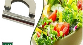 4.40Ls/6.26€ par kvalitatīvu, nerūsējošā tērauda pārtikas produktu smalcinātāju “KingHoff”!