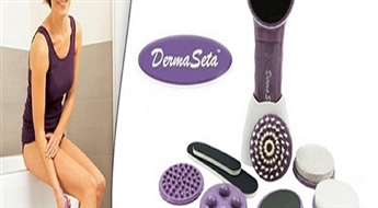 6Ls/8.54€ par daudzfunkcionālu ierīci "Derma Seta" divi vienā - epilators un masieris!