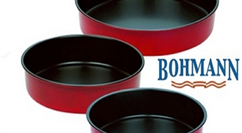 6Ls/8.54€ par 3 cepešpannu komplektu “Bohmann”, no nerūsējošā oglekļa tērauda!