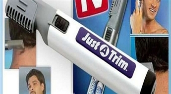 3.50Ls/4.98€ par ērtu un praktisku „Just A Trim“ matu griešanas-modelēšanas mašīnīti. “Just A Trim” ātri un precīzi saīsina matus!