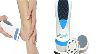 4.40€/3.09Ls par profesionālu pedikīra un pēdu masāžas komplektu "Pedi Spin"! Skaistām pēdām!