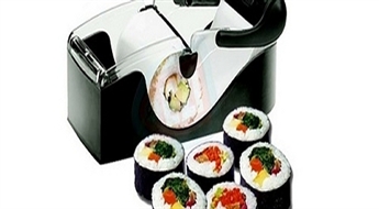 6.60€/4.64Ls par suši veidošanas aparātu "Perfect Roll-Sushi", kas ļaus daudz ātrāk un vieglāk pagatavot perfektas formas suši!