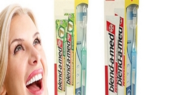 TIKAI 2.85€/2Ls par komplektu žilbinošam smaidam - "Bleand-a-med" zobu pasta + "Oral B" zobu birste!