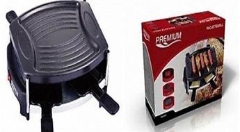 18.47€/12.98Ls par elektrisko grilu "Premium Raclette"! Baudi grilētus ēdienus visu gadu!