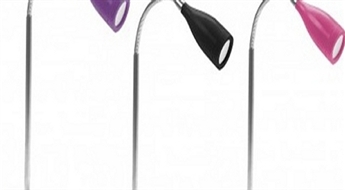 7.20€/5.06Ls par galda lampu “Flexi”, kas noderēs gan lasot, rakstot, gan lietojot datoru!