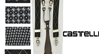 5.05€/3.55Ls par elegantiem, dažādu rakstu bikšturiem “Castelli”, kas kalpos ne tikai kā ērts apģērba papildinājums, bet arī stilīgs aksesuārs!