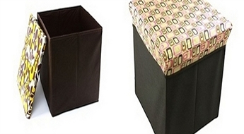 5.65€/3.97Ls par funkcionālo un praktisko kasti - krēsliņu! Būs gan kur apsēsties, gan kur mantas glabāt!