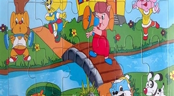 1.80€/1.27Ls par skaistu un interesantu puzli bērniem ar dzīvnieciņiem!