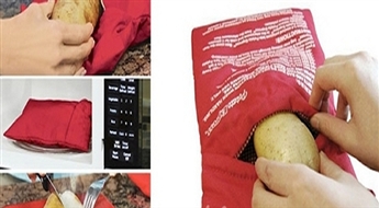 4.70€/3.30Ls par maisiņu kartupeļiem „Potato Express“, kas cep kartupeļus mikroviļņu krāsnī tikai 4 minūtes!