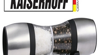 9.40€/6.61Ls par elegantām piparu-sāls dzirnaviņām “Kaiserhoff”! Kas var būt labāks par svaigi maltām garšvielām?
