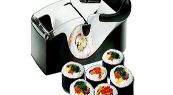6.60€/4.64Ls par suši veidošanas aparātu "Perfect Roll-Sushi", kas ļaus daudz ātrāk un vieglāk pagatavot perfektas formas suši!