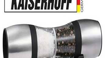 9.40€/6.61Ls par elegantām piparu-sāls dzirnaviņām “Kaiserhoff”! Kas var būt labāks par svaigi maltām garšvielām?