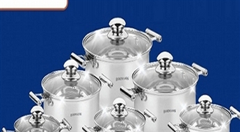65.05€/39.39Ls par 12 daļu katlu komplektu “Bohmann BH-1231” ar kapsulētu apakšu!