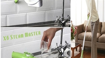 14Ls par unikālo 4in1 X6 STEAM MASTER tvaika slotu ar maināmiem uzgaļiem pēc nepieciešamības! Atvieglo mājas tīrīšanu!