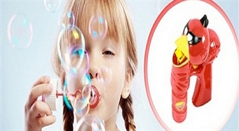 3.50Ls par Angry Birds burbuļu pistoli! Lielisks veids kā pavadīt karstās vasaras dienas kopā ar bērniem!