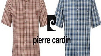 8.25Ls par stilīgu un ērtu vīriešu kreklu "Pierre Cardin" ar īsām piedurknēm!
