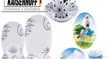 No 5.50Ls par Jūsu izvēlētajiem augstas kvalitātes "Kaiserhoff" porcelāna traukiem!
