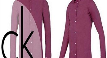 33Ls par elegantu, brīnišķīgas krāsas "Calvin Klein" vīriešu klasisko kreklu! Dzīvo ar eleganci!