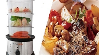 Tikai 26.95Ls par jauno, inovatīvo tvaika trauku "Apollo Vita Menu Inox" ar trijiem atsevišķiem gatavošanas nodalījumiem! Gatavo veselīgi!