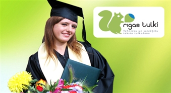 „Rīgas tulki” piedāvā: Diplomu, sertifikātu u.c. dokumentu tulkošanu un notariālu apliecināšanu ar 50% atlaidi.