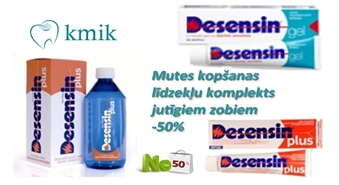 Mutes kopšanas līdzekļu komplekts jutīgiem zobiem -50%