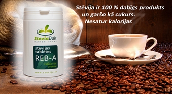 Stēvija tabletes, REB 600 tabletes,ar dozatoru. Pārtikas saldinātājs, dabīgs produkts -50%