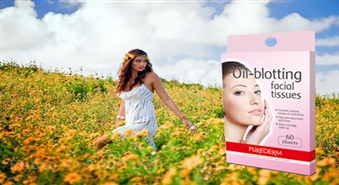 Салфетки Purederm для ликвидации жирного блеска со скидкой 50%