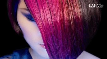 Salons VENEZIA vai EKLEKTIK: Matu griezums + krāsošana ar ekskluzīvo spāņu LAKME krāsu + veidošana – 57%