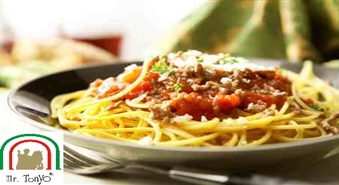 Itāļu pasta "Spagetti bolonjēze" un aromātiska itāļu kafija mājīgā restorānā "Antica Roma"