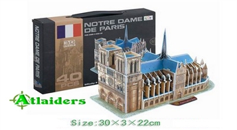 Brīnišķīga un interesanta dāvana dzimšanas dienā un ziemassvētkos! NOTRE DAME DE PARIS vai TOWER OF LONDON 3D Puzzle ar 50% atlaidi!