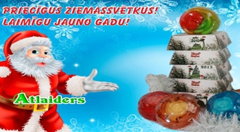 Vienmēr valdzinoši! „Jāņa ziepes” vannas komplekts „Greipfrūta apskāviens” vai 5 dažādu aromātu ziepes ziemassvētku/jaungada iepakojumā „Aromātu maģija” ar 35% atlaidi!