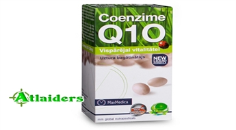 Обрати внимание! Пищевая добавка COENZYME Q10 для Вашей жизнеспособности и хорошего самочувствия со скидкой 50% - только за 4,94 лата!