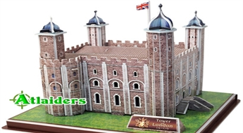 Замечательный, интересный подарок на Рождество! NOTRE DAME DE PARIS или TOWER OF LONDON 3D Puzzle со скидкой 50%!