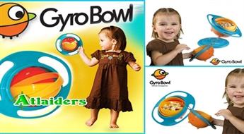 Отличное предложение! Чудо - тарелка Gyro Bowl для малышей! Можно крутить и вертеть как угодно, всё останется в тарелке! Сейчас всего за 4,95 лата!
