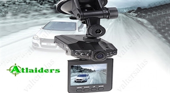 Uzfilmējiet savu braucienu un esiet mierīgi! Augstas izšķirtspējas videoreģistrators HD DVR ar kustību detektoru un infrasarkano LED apgaismojumu ar 40% atlaidi – tikai par 21,81 Ls!