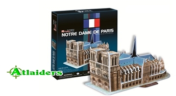 Brīnišķīga un interesanta dāvana draugiem vai tuviniekiem! NOTRE DAME DE PARIS 3D Puzzle!